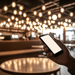 man using smartphone