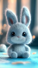 Cute Fluffy Bunny