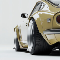 Classic 1980s Style Tuned Datsun 280Z Sports Car with Retro Design

