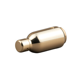 Golden Perfume Bottle - Elegant Fragrance Container