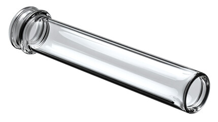 Clear glass tube with open ends for various applications
