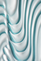 Cosmetics swatches, textures, cream, bright background