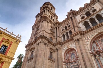 centre ville et historique de Malaga en Espagne