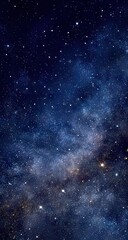 Obraz premium Deep space, vibrant Milky Way galaxy stretches across a night sky filled with countless stars