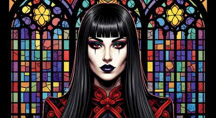 Futuristic Golden Robot Face with Brightly Glowing Eyes, Standing in an Urban Cityscape, Symbolizing Artificial Intelligence and Technology

