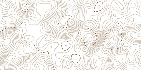 Abstract design with seamless pattern with lines topographic map