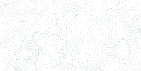 Topographic map background geographic line map  with elevation assignments. Abstract topo contour map on white background
