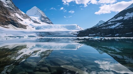 Capturing Snowy Peak Majesty: Glacial Lake Icebergs Through the Lens with Polarizer Filters &ndash; Enhancing Clarity, Contrast & Natural Beauty in Alpine Photography