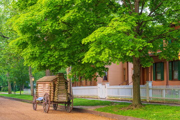 Springfield, Illinois, USA at the Lincoln Home National Historic Site.