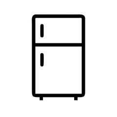 Fridge Line Icons Set – Refrigerator, Kitchen Appliance, Cooling, Food Storage, Household Symbols