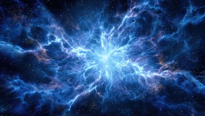Cosmic energy explosion in deep space