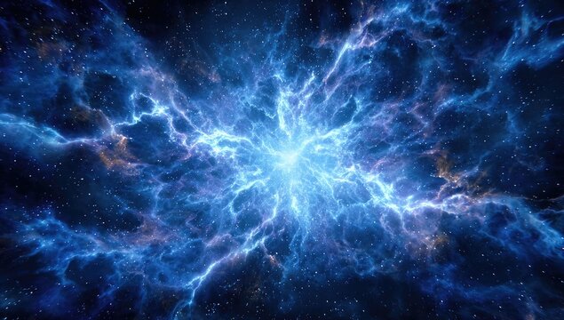 Cosmic energy explosion in deep space