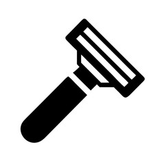 Shaving Blade Icon – Grooming and Personal Care Tool Symbol 2