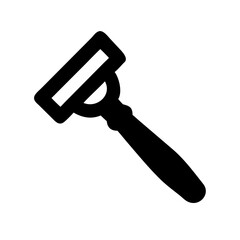 Shaving Blade Icon – Grooming and Personal Care Tool Symbol