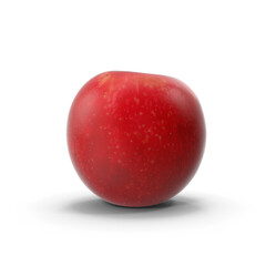 Obraz premium Fresh Red Apple Isolated on Transparent Background