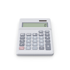 Pocket Calculator isolated on transparent background