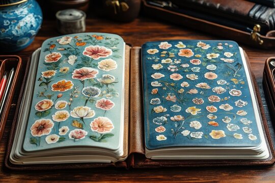 Vintage Stickers for Notebook and Journal Personalization
