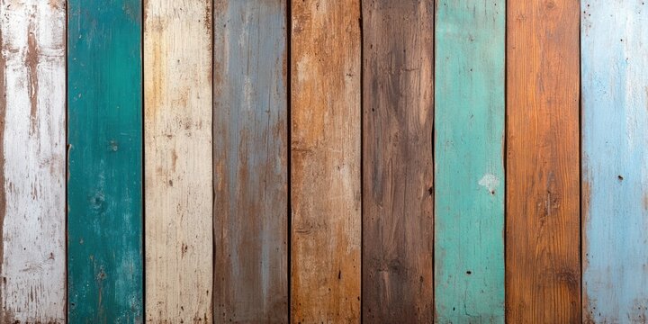 Textured vintage wooden plank background with natural rustic appeal