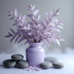 spa still life with orchid