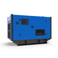 Power Generator Blue isolated on transparent background