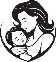 Gentle Hold Mother Holding Baby Heartfelt Mother and Baby Icon