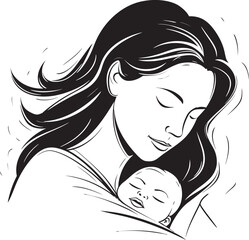 Simple Love Mother’s Embrace Heartfelt Mother Holding Child