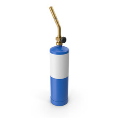 Fototapeta premium Propane Torch isolated on transparent background