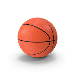 Fototapeta premium Realistic Basketball isolated on transparent background