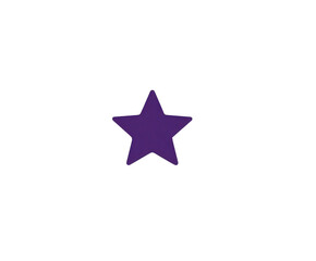 Obraz premium A solid, vibrant purple star against a black background