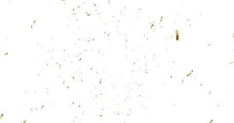 realistic bright confetti background for celebrations concept, in png format with transparent background. 3d render of confeti floating isolated. Christmas holiday and anniversary party Upper layer. 