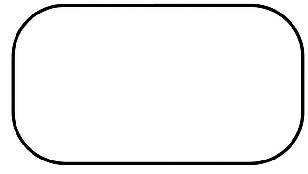 Blank oval shape, solid white