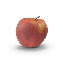 Red Apple isolated on transparent background