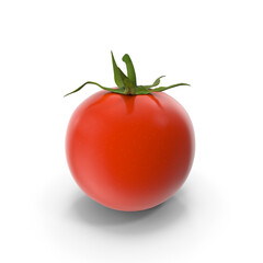 Red Cherry Tomato isolated on transparent background