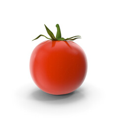 Red Cherry Tomato isolated on transparent background