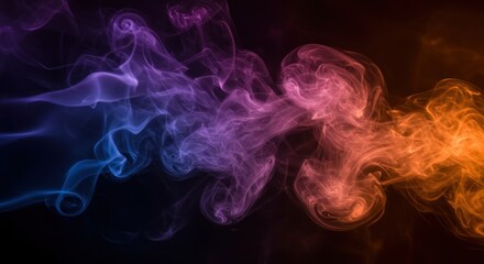 Fototapeta premium Abstract smoke swirls