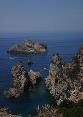 sights on the island of Corfu, Greece