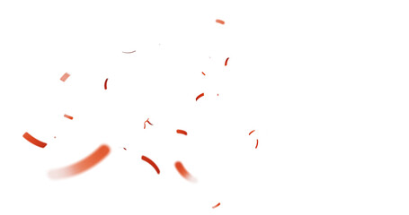 confetti over white background. Holiday confetti falling down isolated on transparent background. Falling multicolored confetti png. holiday, birthday. confetti patterned background design element
