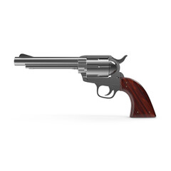 Revolver isolated on transparent background