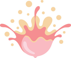 Elegant Soft Texture Champagne Pink Vector.