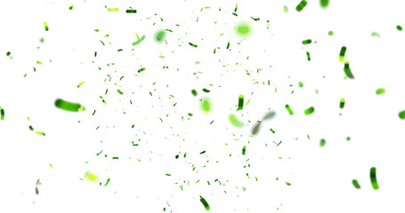 Multicolor confetti abstract background, Realistic Confetti on transparent PNG Festive decorative tinsel element for design. Colorful confetti explosion isolated on transparent background. 3D Confeti