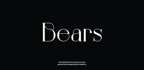  technology font. Typography fonts regular uppercase and lowercase. Vector illustration.