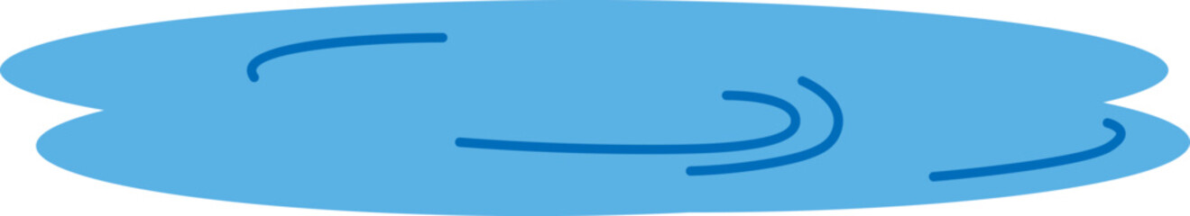 Calm Water Surface with Ripples