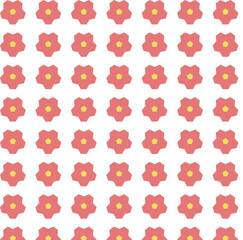 Elegant vector flower pattern featuring stylized floral elements, perfect for textile design, wallpapers, wrapping paper, invitations, and decorative backgrounds.