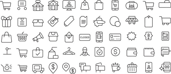 Hand-drawn font with web and office icons including phone, email, and lock symbols for business illustrations