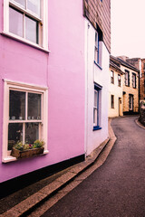 Colourful Seaside Cottages In Cawsand, Cornwall