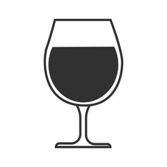 glass,wine,drink flat icon for beverage celebration design vector graphic for restaurant menu