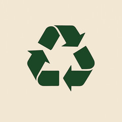 Obraz premium green recycle symbol