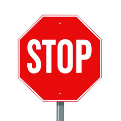 stop road sign with transparent background PNG and JPEG image