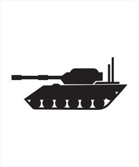 Fototapeta premium Army tank icon, vector best flat icon.