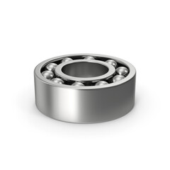 Metal Ball Bearing Isolated on Transparent Background